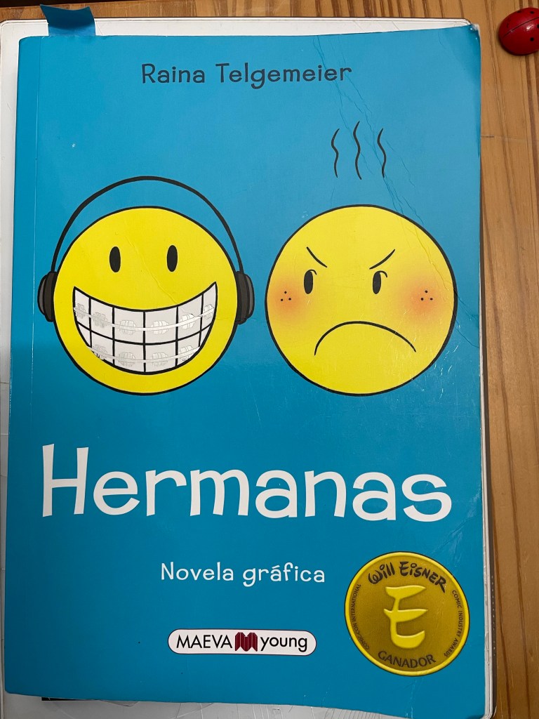 Portada de Hermanas de Raina Telgemeier