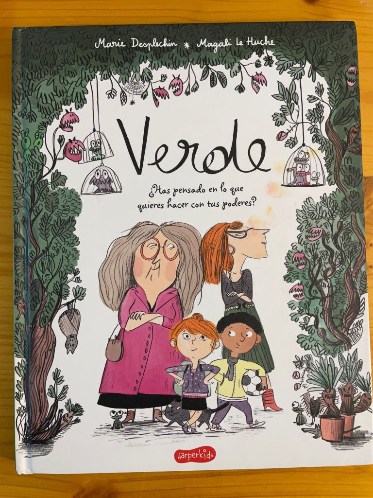 Portada de Verde, un cómic de Marie Desplechin y Magali le Huche.